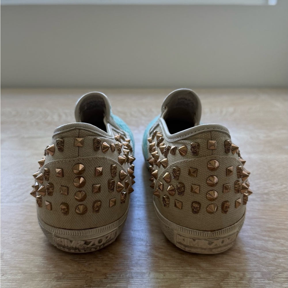 Embroidered and studded Sneakers